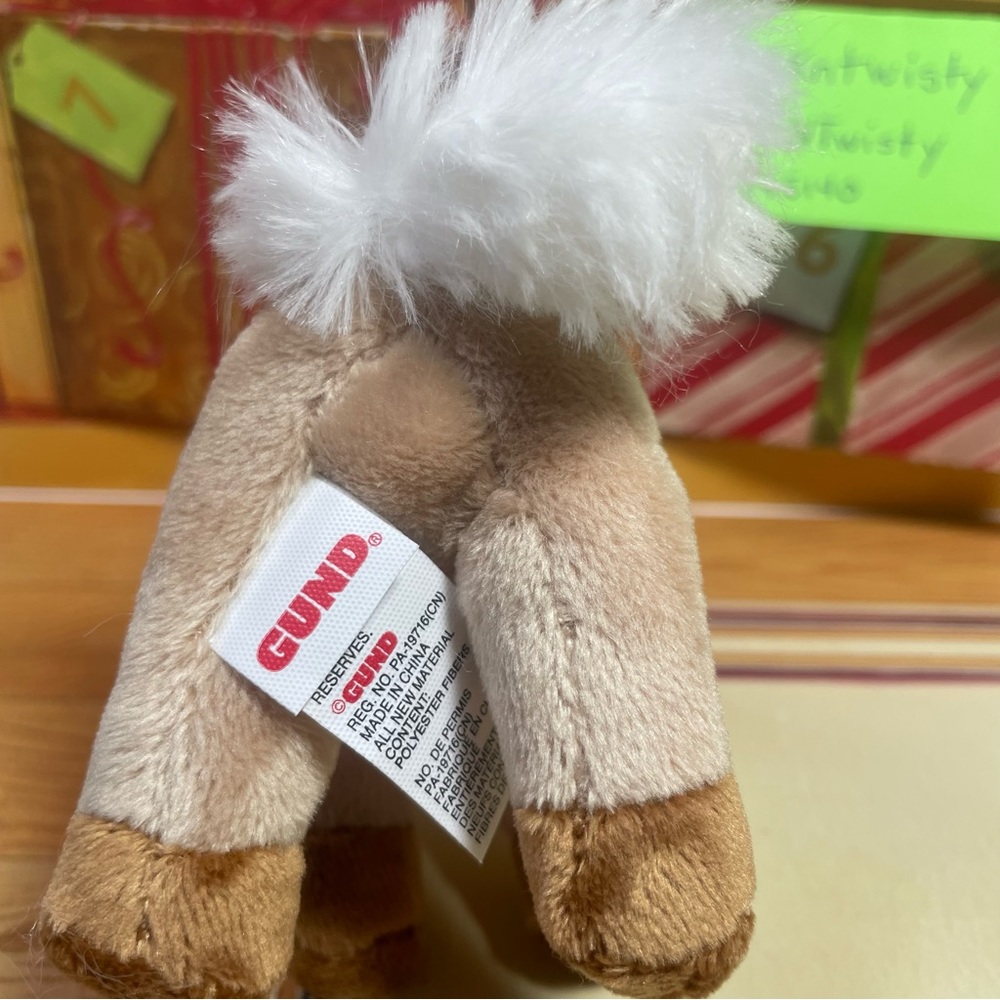 1 BRAND NEW GUND MINI PONY PONEY PLUSH ORNAMENT TOY APPROX 4” PRICE FIRM - Picture 7 of 15